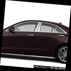 N[Jo[ bLJo[ 2013-2016LfbNATS 6pN[s[|XgJo[ Chrome Pillar Post Covers for 2013-2016 Cadillac ATS 6 Pieces