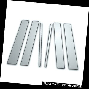 �N���[���J�o�[ ���b�L�J�o�[ 05-16 Cadillac Sts�p6Pc�N���[���s���[�T�C�h�J�o�[ 6Pc Chrome Pillar Side Covers for 05-16 Cadillac Sts �y���s�A���i�z