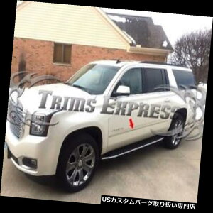 �N���[���J�o�[ ���b�L�J�o�[ 2015-2018�V�{���[�x�O/���[�R��XL�I�[�o�[���C�X�e�����X�X�`�[���{�f�B�T�C�h���[���f�B���O�g���� 2015-2018 Chevy Suburban/Yukon XL Overlay Stainless Steel Body Side Molding Tri