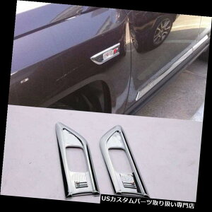 �N���[���J�o�[ ���b�L�J�o�[ �W�[�v�R���p�XMk 2011 - 15�N�����h�A�O�����v���C�g�P�[�X�o�[�J�o�[�g���� For Jeep Compass Mk 2011-15 Chrome Door Outside Lamp Light Case Bar Cover Trim