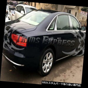 N[Jo[ bLJo[ 2012-2018AEfBA8 / S8 8PcN[s[|XgXeX|hAgANZg 2012-2018 Audi A8/S8 8Pc Chrome Pillar Post Stainless Steel Door Trim Accent