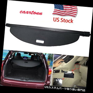 A[J[SJo[ ݎ̌㕔gN̉A̍ݕJo[For2018ALRDXhA Retractable Rear Trunk Shade Black Cargo Cover For2018 Acura RDX AUTOMATIC DOOR