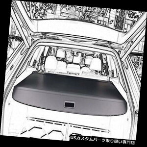 ���A�[�J�[�S�J�o�[ �t�H���N�X���[�Q��VW�A�g���X2018���A�g�����N�J�[�S�J�o�[�Z�L�����e�B�V�F�[�h�V�[���h�u���b�N�p For Volkswagen VW Atlas 2018 Rear Trunk Cargo Cover Security Shade Shield Black �y���s