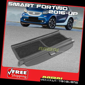 ���A�[�J�[�S�J�o�[ 2016-2017�X�}�[�gFortwo�ݕ��i�[���J�o�[Tonneau�㕔�Z�L�����e�B�V�F�[�h�u���b�N 2016-2017 Smart Fortwo Cargo Retractable Cover Tonneau Rear Security Shade Black �y���s�A���i�z