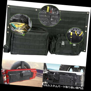 A[J[SJo[ W[vO[pe[Q[gpbhJo[ݕ[obO|Pbgc[LbgI[KiCU[ Tailgate Pad Cover Cargo Storage Bag Pocket Tool Kit Organizer For Jeep Wrangler