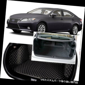 A[J[SJo[ 1ZbgubNAgNJo[J[S}bgveN^[pNTXES 2013-2016 1Set Black Rear Trunk Cover Cargo Mats Protector For Lexus ES 2013-2016