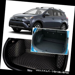 A[J[SJo[ 1ZbgubNAgNJo[J[S}bgV[gtAveN^[g^RAV4 14+ 1Set Black Rear Trunk Cover Cargo Mats SeatFloor Protector For Toyota RAV4 14+