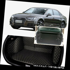 A[J[SJo[ 1ZbgubNAgNJo[J[S}bgV[gtAveN^[AEfBA4 2013-17p 1Set Black Rear Trunk Cover Cargo Mats SeatFloor Protector For Audi A4 2013-17
