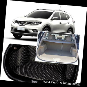 A[J[SJo[ 1ZbgubNAgNJo[J[S}bgV[gtAveN^[pYGNXgC 1Set Black Rear Trunk Cover Cargo Mats SeatFloor Protector For Nissan X-Trail