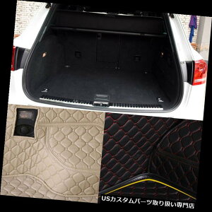 A[J[SJo[ PUU[AgNJ[SCi[veN^[}bgV[gobNJo[VWgDAO PU Leather Rear Trunk Cargo Liner Protector Mat Seat Back Cover For VW Touareg