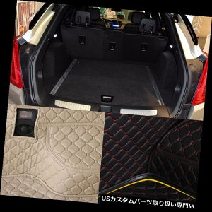 A[J[SJo[ LfbNXT 5pPUU[AgNJ[SCi[veN^[}bgV[gobNJo[ PU Leather Rear Trunk Cargo Liner Protector Mat Seat Back Cover For Cadillac XT5