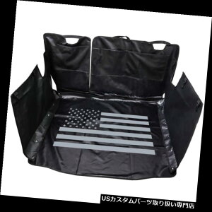 A[J[SJo[ 2007-2017W[vO[̂߂̎Ԃ̌㕔ݕgÑV[gJo[č̊̎[P[X Car Rear Cargo Trunk Seat Cover US Flag Storage Case for 2007-2017 Jeep Wrangler