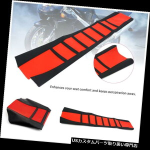 A[J[SJo[ ϋv̂ubNbh\tgU[oCNATVV[gJo[o[NbVjo[T Durable Black Red Soft Leather Motorbike ATV Seat Cover Rubber Cushion Universal
