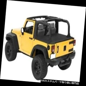 ���A�[�J�[�S�J�o�[ Smittybilt Tonneau�J�[�S�J�o�[ - 07-17�W�[�v�����O���[JK 2�h�A�p�u���b�N�_�C�������h Smittybilt Tonneau Cargo Cover - Black Diamond for 07-17 Jeep Wrangler JK 2 Door �y���s�A���i�z
