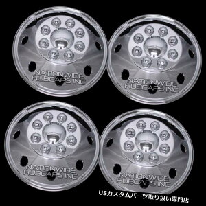 リアーカーゴカバー 4クロム15-17 RAM PROMASTER CITY貨物バン16 "ホイールカバーフルリムハブキャップ 4 Chrome 15-17 RAM PROMASTER CITY Cargo Van 16" Wheel Covers Full Rim Hub Caps