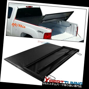 A[J[SJo[ 15-18tH[hF-150 8tB[g/ 96C`xbh\tgO܂gmJo[ɃtBbg Fits 15-18 Ford F-150 8ft/96in Bed Soft Tri-Fold Tonneau Cover