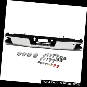 AXebvop[ 14-17 Silverado / Sier raN[Aop[iXebvpbhtj+p[LOZT[z[ Fit 14-17 Silverado/Sierra Chrome Rear Bumper With Step Pad+Parking Sensor Holes