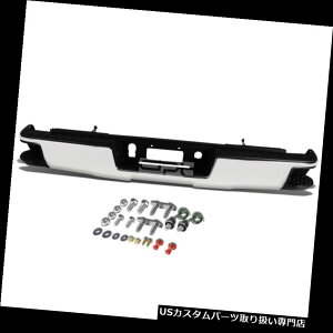 AXebvop[ tBbg14-17Vo[h/VA[ raN[|bVAop[R[i[TChXebvpbh Fit 14-17 Silverado/Sierra Chrome Polished Rear Bumper With Corner Side Step Pad