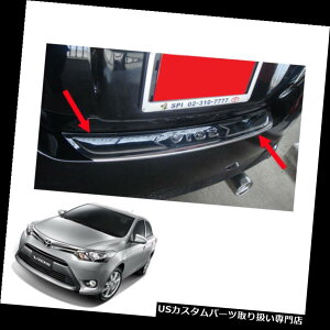 AXebvop[ AVop[XebvJo[N[tBbgg^BIXx^XZ_2013 - 2017 Rear Sill Bumper Step Cover Chrome Fit Toyota Vios Belta Yaris Sedan 2013 - 2017
