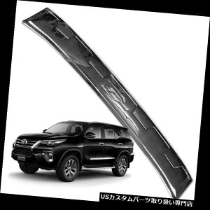 AXebvop[ g^tH[`i[NZChTrd 2015 16 17Ae[Q[gop[XebvJo[N[ On Toyota Fortuner Crusade Trd 2015 16 17 Rear Tailgate Bumper Step Cover Chrome
