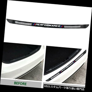 AXebvop[ jo[TJ[MptH[}XAgNop[Xebvv[gplXebJ[veN^[ Universal Car M performance Rear Trunk Bumper Step Plate Panel Sticker Protector