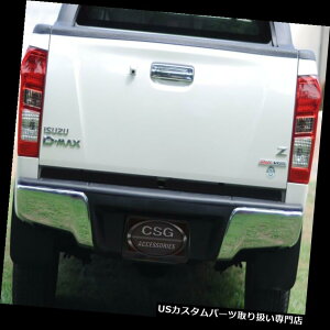 ���A�X�e�b�v�o���p�[ �����UALL NEW D-MAX�i12-14�j�N���[�����[�g���A�o���p�[�i�b�W�X�e�b�v�o�[�i�u���P�b�g�t���j ISUZU ALL NEW D-MAX (12-14) Chrome Ute Rear Bumper Nudge Step Bar w/ brackets �y���s�A���i