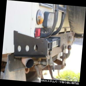 AXebvop[ h[o[fBtF_[R[i[veN^[/Aop[XebvA110N90NɃtBbg Land Rover Defender Corner Protectors / Rear Bumper Steps, Fits 110's and 90's