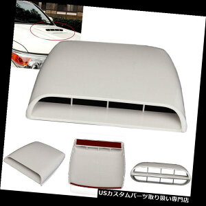 {lbgt[hxgXN[vJo[ jo[TzCgJ[fR[VGAt[Ce[Nt[hXN[vxg{lbgJo[zbg Universal White Car Decoration Air Flow Intake Hoo