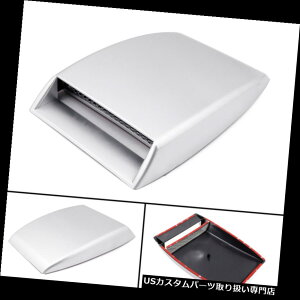 {lbgt[hxgXN[vJo[ J[fR[V/y IvV̋CXN[v^[{{lbgxgJo[t[hSIL Car Decorative/Functional Air Flow Intake Scoop Turbo Bon