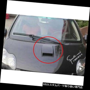 {lbgt[hxgXN[vJo[ VԃV~[VGAt[IȋzCt[hXN[v{lbgxgJo[ NEW Auto Car Simulation Air Flow Decorative Intake Hood Scoop Bonnet Ve