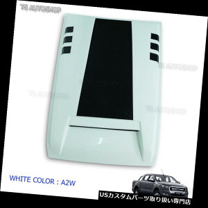 {lbgt[hxgXN[vJo[ v^[zCgxgt[hXN[v{lbgJo[tBbgtH[hW[Px2 Mk2 2015 2016 2017 Raptor White Vent Hood Scoop Bonnet Cover Fit Ford Ranger Px2