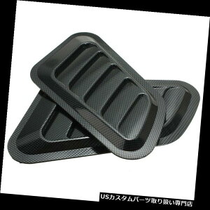 {lbgt[hxgXN[vJo[ 2×Ԃ̑CzCXN[v^[{{lbgxgJo[t[htF_[LuJ4V2 2x Car Decor Air Flow Intake Scoop Turbo Bonnet Vent Cover Hood Fender canb 