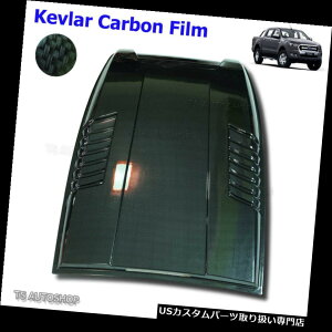{lbgt[hxgXN[vJo[ ubNJ[{t[hXN[vxg{lbgJo[tBbgtH[hW[T6 Mk2 XLT 2015 - 17 Black Carbon Hood Scoop Vent Bonnet Cover Fits Ford Ranger T6 M