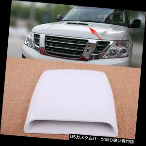 {lbgt[hxgXN[vJo[ zCgJ[SUVGAt[Ce[Nt[hXN[vxg{lbgZJo[g White Car SUV Air Flow Intake Hood Scoop Vent Bonnet Decorative Cell Cover