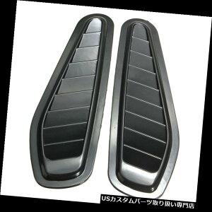 {lbgt[hxgXN[vJo[ 2×Ԃ̎IȋC̋zCXN[v^[{{lbgxgJo[t[hQ8G4 2 x Car Auto Decorative Air Flow Intake Scoop Turbo Bonnet Vent Cover Hood Q8G4