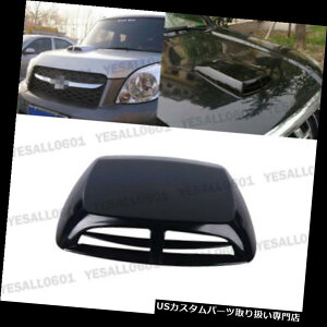 {lbgt[hxgXN[vJo[ 1×Ԃ̃GAt[zCt[hXN[vxg{lbgJo[ubNXebJ[ 1x Car Air Flow Intake Hood Scoop Vent Bonnet Cover Black Decorative sticker