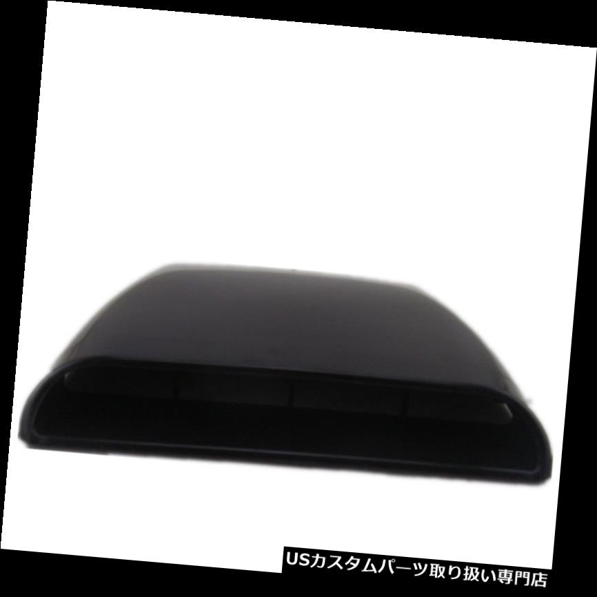 ボンネットフードベントスクープカバー 黒い3Dシミュレーション車の気流の取り入れ口のスクープの出口のボンネットの装飾のステッカー Black 3D  Simulation Vehicle Air Flow Intake Hood Scoop Vent Bonnet Decor Sticker | 