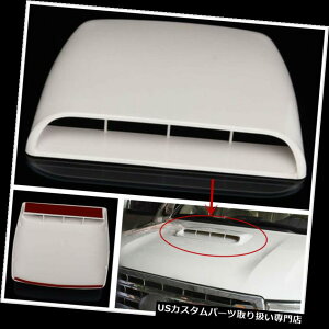 �{���l�b�g�t�[�h�x���g�X�N�[�v�J�o�[ �G�A�t���[�x���g�J�o�[�J�[�����X�N�[�v�{���l�b�g�����H��j�o�[�T���L�b�g Air Flow Vent Cover Car Decorative Scoop Bonnet Replacement Tool Universal Kit