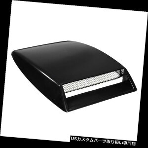 {lbgt[hxgXN[vJo[ jo[TJ[I[gubNGAt[Ce[NXN[v{lbgxgJo[Q4F4 Universal Car Auto Black Decorative Air Flow Intake Scoop Bonnet Vent 
