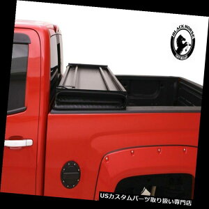 gm[Jo[ gmJo[ ubNz[X14-18Vo[hVG5.8tB[gxbhubNn[hO܂gm[Jo[ Black Horse 14-18 Silverado Sierra 5.8 ft Bed Black Hard Tri-Fold Tonneau Cover