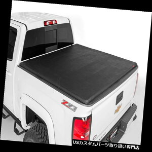 gm[Jo[ gmJo[ 88-06V{[1500̃gbN̂߂̍rO{̏TonneaũxbhJo[ Rough Country Tri Fold Locking Tonneau Bed Cover For 88-06 Chevrolet 1500 Trucks