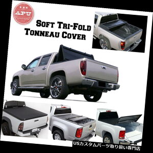 gm[Jo[ gmJo[ APU 15-19 GMC CANYON 6tB[gxbhubN\tgO܂gm[Jo[ APU 15-19 GMC CANYON 6ft Bed Black Soft Tri-Fold Tonneau Cover