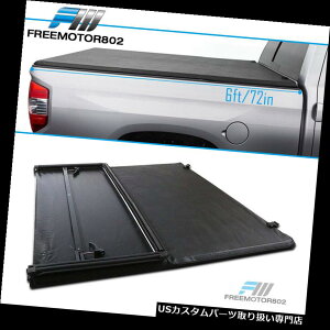 gm[Jo[ gmJo[ 94-03V{[S10 GMC S15 6tB[gxbhubNrj[O܂\tggm[Jo[ɃtBbg Fits 94-03 Chevrolet S10 GMC S15 6ft Bed Black Vinyl Tri-Fold Soft Tonneau Cover