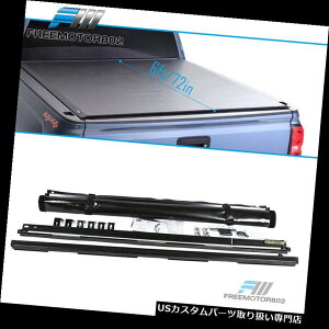 gm[Jo[ gmJo[ 05-19ɓKYteBA6tB[gxbhubN[Abvgm[J[SJo[ Fits 05-19 Nissan Frontier 6ft Bed Black Roll Up Tonneau Cargo Cover