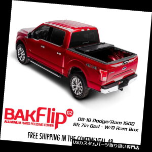gm[Jo[ gmJo[ Bakflip G2 3܂gmJo[09-18_bW1500 5tB[g7C`xbhiȂj Bakflip G2 Tri Fold Tonneau Cover 09-18 Dodge Ram 1500 5ft 7in Bed w/o Ram Box