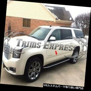 US���b�J�[�p�l���J�o�[ 2015-2019�V�{���[�x�O/���[�R��XL�I�[�o�[���C�X�e�����X�X�`�[���{�f�B�T�C�h���[���f�B���O�g���� 2015-2019 Chevy Suburban/Yukon XL Overlay Stainless Steel Body Side Molding Trim �y��