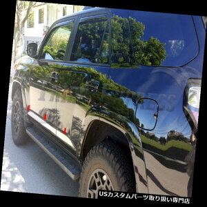 US���b�J�[�p�l���J�o�[ 2010-2019�g���^4�����i�[6Pc�X�e�����X�X�`�[���{�f�B�T�C�h���[���f�B���O�g�������[���[2 1/2  2010-2019 Toyota 4Runner 6Pc Stainless Steel Body Side Molding Trim-Lower 2 1/2 �y���s�A��