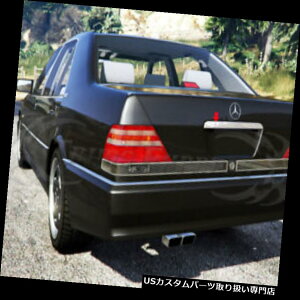 USbJ[plJo[ 1991-1999ZfXSNXW140gNx[gXeXANZg㕔hA 1991-1999 Mercedes S Class W140 Trunk Bezel Trim Stainless Accent Rear Door
