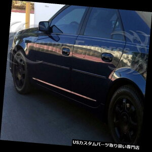 USロッカーパネルカバー 2002-2007キャデラックCTS 6Pcクロームロアボディサイドモールディングトリムステンレススチール 2002-2007 Cadillac CTS 6Pc Chrome Lower Body Side Molding Trim Stainless Steel