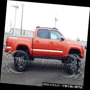 US���b�J�[�p�l���J�o�[ 2016-2019�g���^�^�R�}�_�u���N���[�L���u5 '�x�b�h�g�����N���[���{�f�B�T�C�h���[���f�B���OABL 2016-2019 Toyota Tacoma Double Crew Cab 5' Bed Trim Chrome Body Side Molding ABL �y���s�A